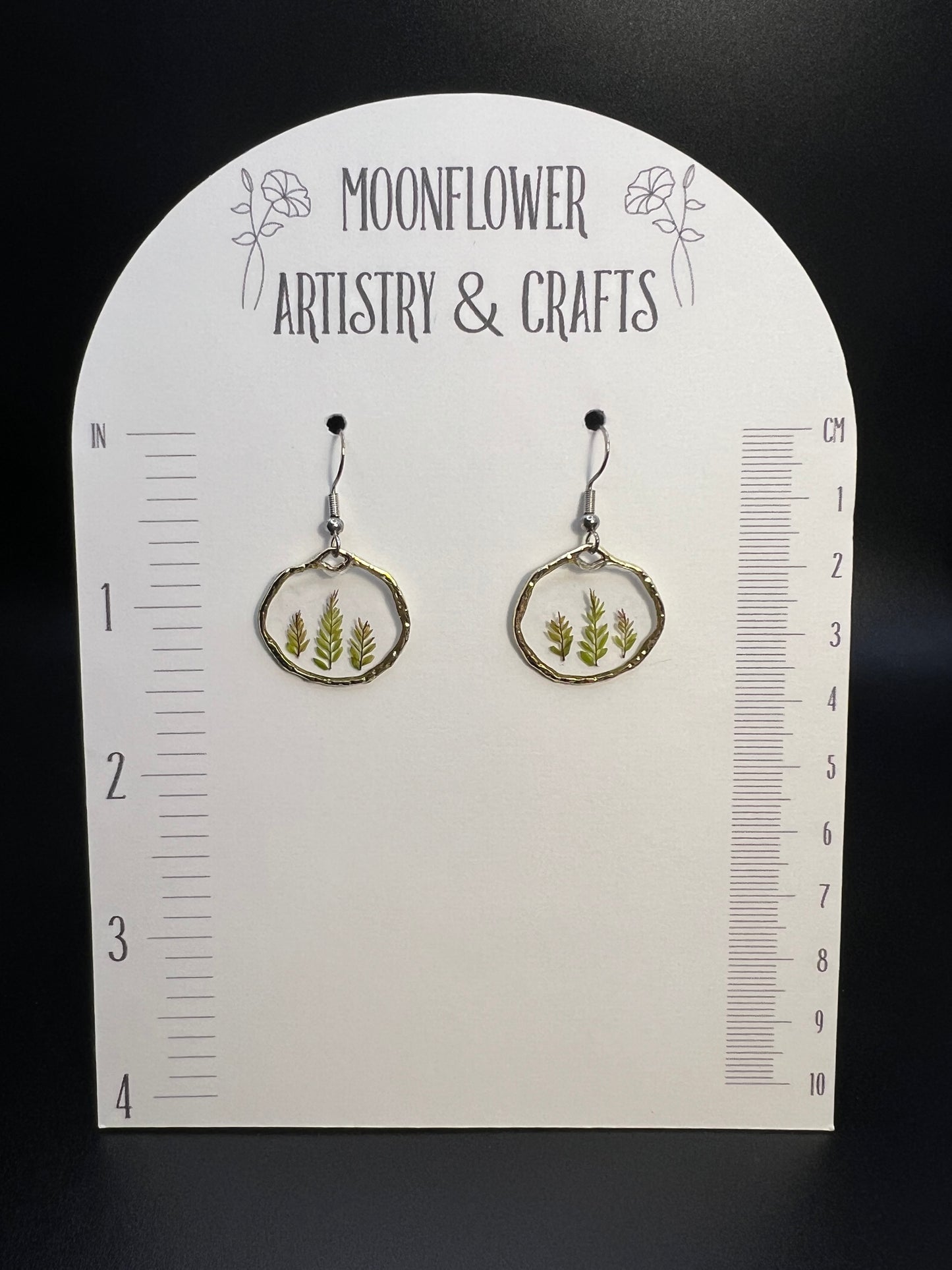 Small Pressed Flower Earrings