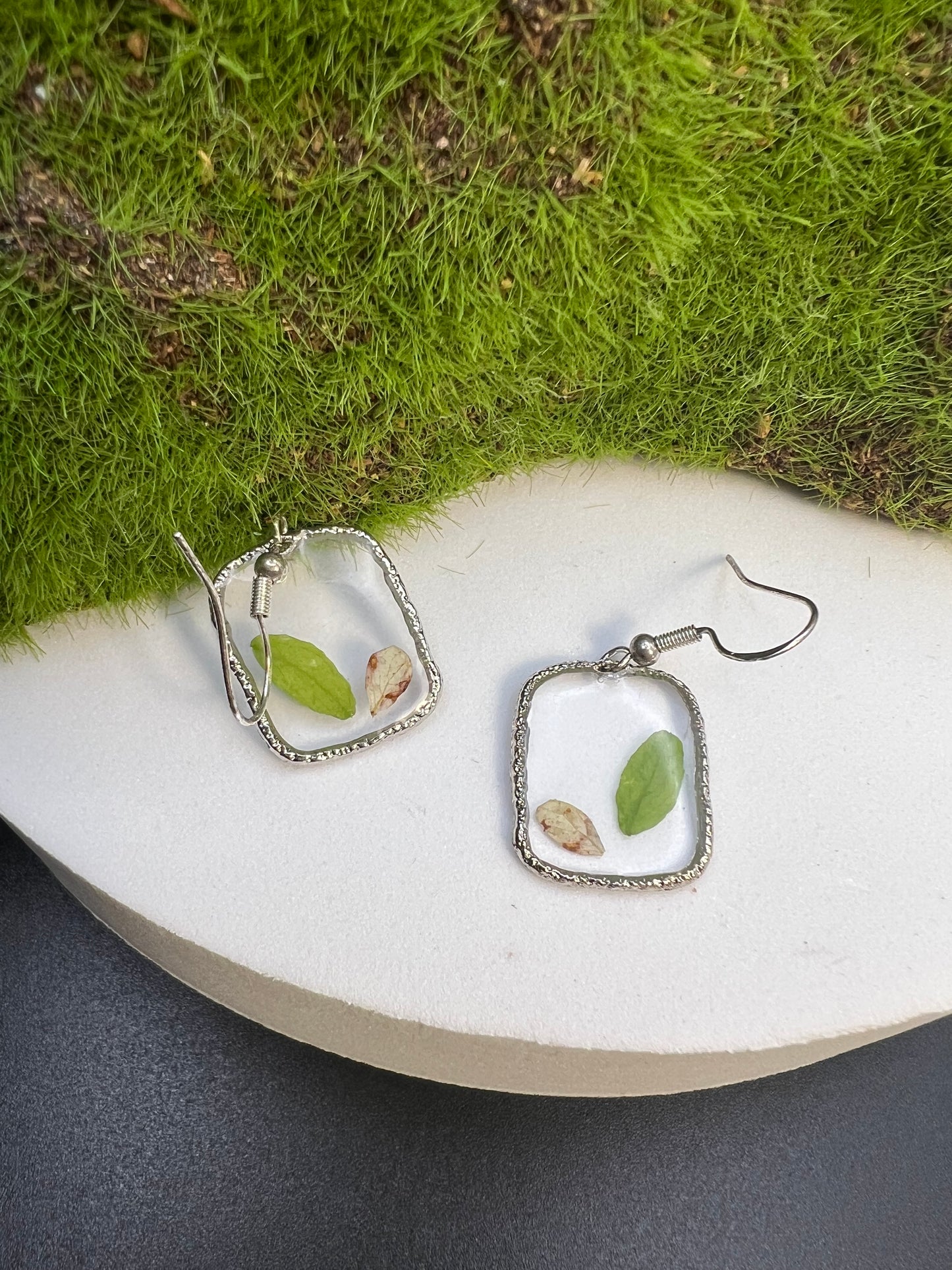 Small Pressed Flower Earrings