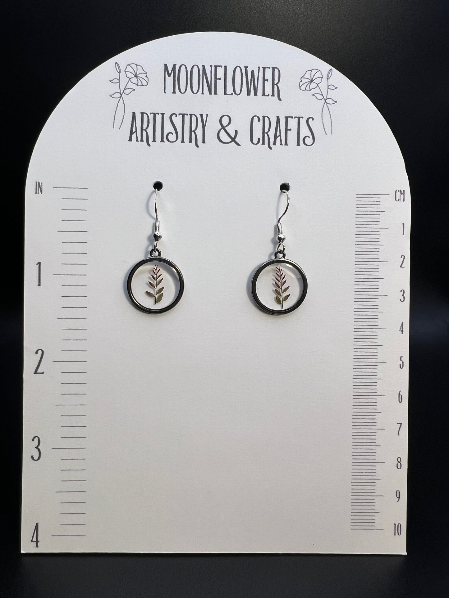 Small Pressed Flower Earrings