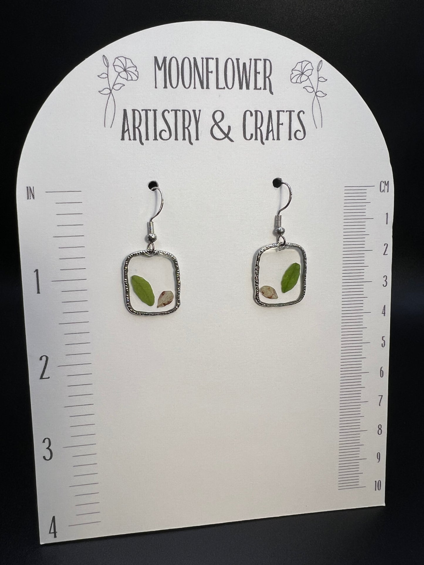 Small Pressed Flower Earrings